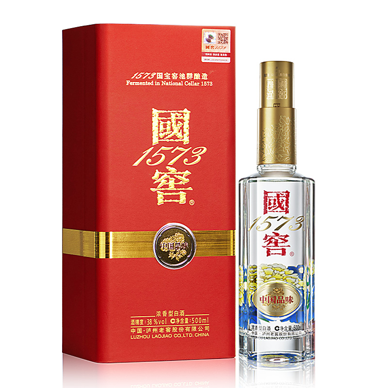 泸州老窖 国窖1573中国品味 38度500ml*1瓶 浓香型白酒