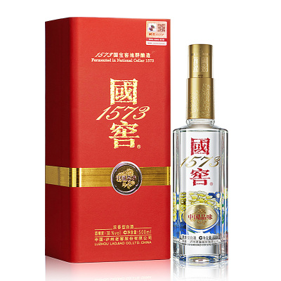 泸州老窖 国窖1573中国品味 38度500ml*1瓶 浓香型白酒