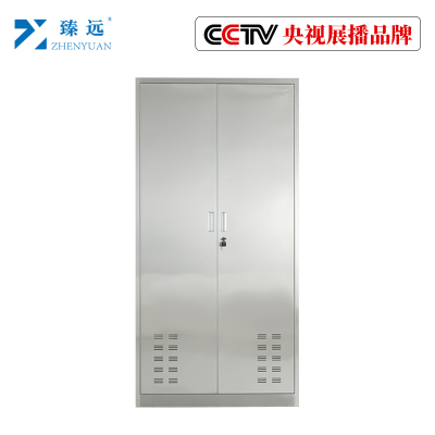 臻远304不锈钢清洁柜阳台置物柜储物柜拖把收纳柜保洁柜 双门