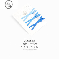 JiMi3件套~少女简约糖果色发夹网红百搭刘海侧边夹彩色鸭嘴夹发卡头饰