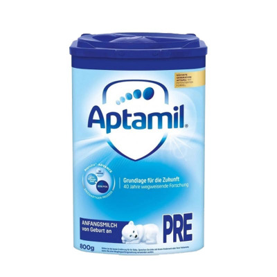 保税区原装进口德国爱他美美乐宝aptamil婴幼儿配方奶粉Pre段适用年龄0-6个月800g每罐