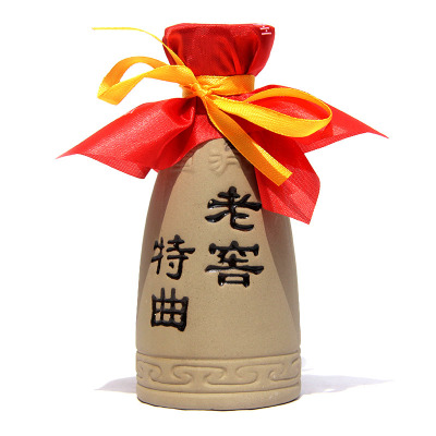 白酒泸龙老窖特曲125ml土陶瓶装小酒版浓香型