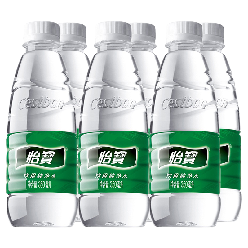 怡宝 饮用水 纯净水 整箱装 350ml*6瓶