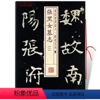 [正版]学海轩张黑女墓志1一书法放大铭刻系列13北魏楷书毛笔字帖软笔书法成人学生临摹张玄古帖碑帖随机选字本书籍上海书画