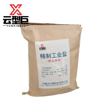 云型巨 工业盐 工业盐融雪道路积雪融化工业盐 50kg 袋