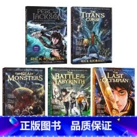 波西杰克逊漫画版1-5册 [正版]波西杰克逊漫画版1-5册合售 英文原版 Percy Jackson全彩漫画小说 魔兽之