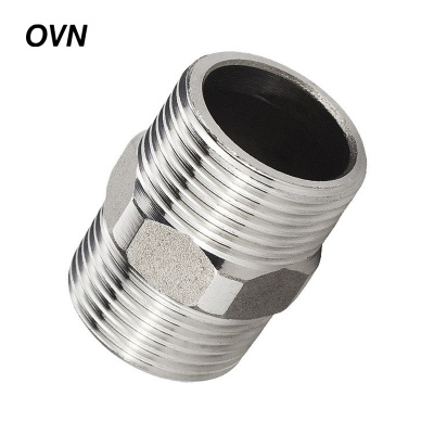 OVN 304不锈钢六角对丝 DN10 个