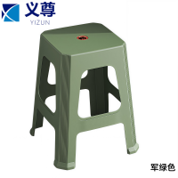 义尊 塑料凳子 军绿色 个