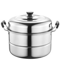 历途科技 超特厚双层不锈钢蒸锅 40CM