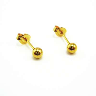 米魁金珠打耳洞耳钉一次性穿耳器工具打孔器无痛两只装3mm手术钢长针