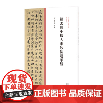 中国历代经典碑帖?楷书系列 赵孟頫小楷大乘妙法莲华经
