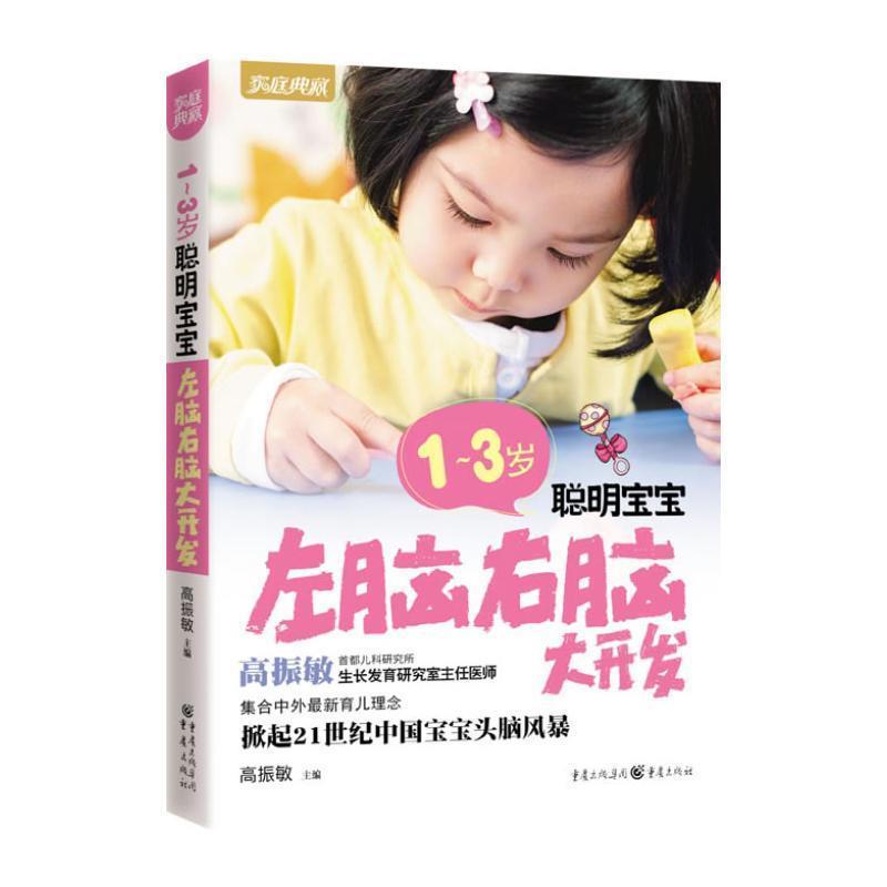 正版新书]1~3岁聪明宝宝左脑右脑大开发(新版)高振敏 主编9787