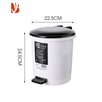 三维工匠脚踩垃圾桶家用带盖创意客厅厨房卫生间厕所卧室有盖拉圾筒大号筒