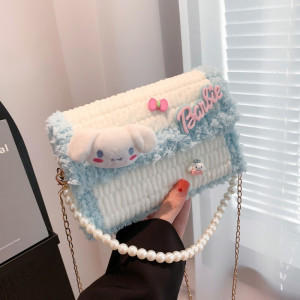 维诺亚库洛米diy手工编织包包材料包手织自制毛线成品斜挎包送女友礼物