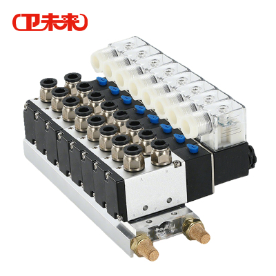 卫未来 气动控制阀 八位阀组DC24V 个