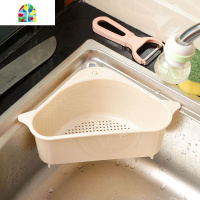 吸盘式厨房专用的水漕三角洗碗洗菜盆水池多功能湿垃圾蓝 FENGHOU 灰色[体验款]一个装-F66洗菜篮洗菜篮