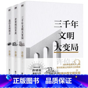 [正版]备用 许倬云文明三书全3册 我们去向何方 三千年文明大变局 世界何以至此 70年博学精思熔铸一 凝聚毕生思想精华