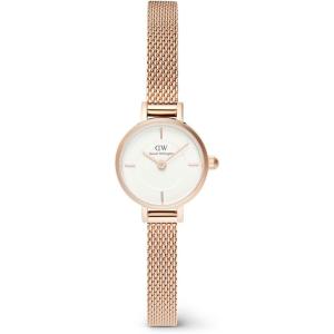 丹尼尔惠灵顿(Daniel Wellington)女士机械表时尚迷你玫瑰金网带设计简约优雅腕表