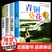全套4册 青铜葵花正版完整版曹 宝葫芦的秘密张天翼原著 小英雄雨来 细菌世界历险记 小学生四年级五六年级必读课外书阅读书