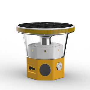 华燏 HY-BZD1060 3.7V 0.5W IP66 0.3Hz LED 太阳能声光警示灯(计价单位:盏)黄色