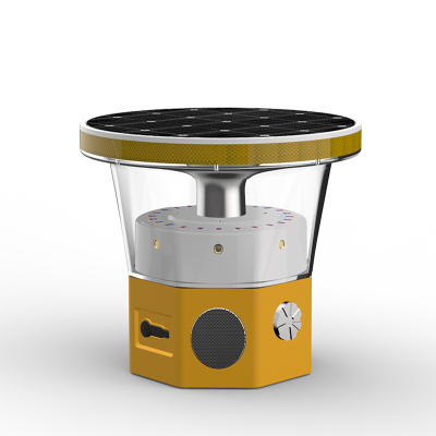 华燏 HY-BZD1060 3.7V 0.5W IP66 0.3Hz LED 太阳能声光警示灯(计价单位:盏)黄色