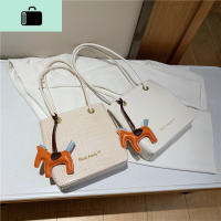 大容量女士包包2020夏季新款潮百搭ins单肩包网红休闲质感托特包NEW LAKE女斜挎包