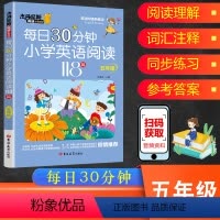 [正版]每日30分钟小学英语阅读118篇五年级英语课外阅读书绘本*读儿童培生分级课堂笔记作文书籍寒暑假专项英语阅读强化