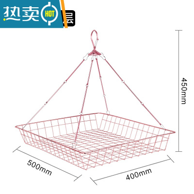 敬平铝合金袜夹成人内衣夹防风防滑多功能夹子婴儿夹家用阳台晾衣架 晒衣篮单层-玫瑰金