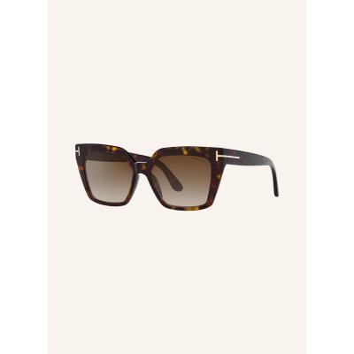 汤姆福特(Tom Ford)女士猫眼造型塑料框架滤光镜三类标签雕刻太阳