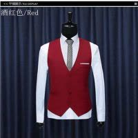 SUNTEK加肥加大号大码胖子西装马甲士男商务职业正装西服新郎伴郎团礼服马甲/背心