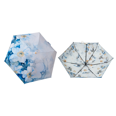 尼诺里拉 NINORIVA 双面印花五折晴雨伞 NR0186