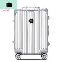 拉杆箱万向轮24寸女行李箱男20寸登机旅行箱网红箱子铝框轻便皮箱NEW LAKE