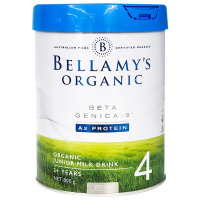 效期27年-保税贝拉米(Bellamy's )宝宝有机奶粉4段800g/罐进口婴幼儿四段奶粉2岁以上白金版含A2蛋白