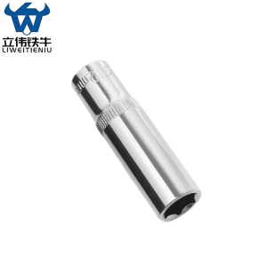 立伟铁牛3/8六角长套筒12mm/个