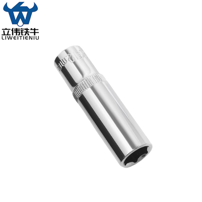 立伟铁牛3/8六角长套筒12mm/个