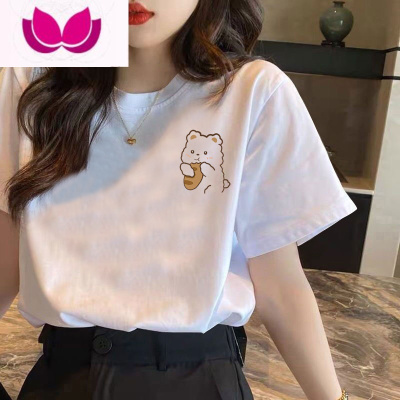 七斓2022年夏季新款chic港风小众设计感短袖T恤女百搭学生小个子ins潮