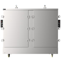 圣托(Shentop)商用高原蒸饭柜 48盘双门电蒸柜蒸饭车高压智能全自动电蒸箱节能海鲜蒸柜 DDE09