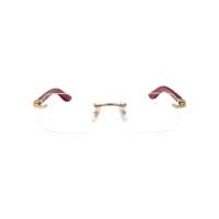 Cartier/卡地亚CTO金属太阳眼镜金色透明钛合金镜架