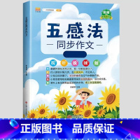五感法写作文(全1册) 四年级上 [正版]五感法写作文三到六年级同步作文全套小学语文一年级二年级看图写话四五上册下册人教