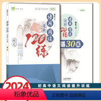 语用阅读进阶120练 高中通用 [正版]2024版精彩三年语用阅读进阶120练习高二一轮复习专项训练新高考全国模拟卷语文