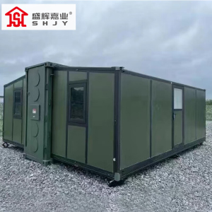 盛辉嘉业 集装箱办公住人房屋移动活动板房救急加大折叠方舱可拆卸彩钢房定制