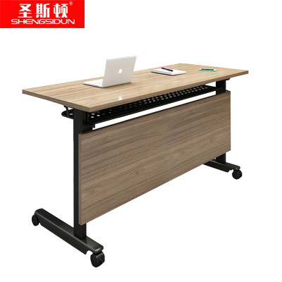 圣斯顿 可折叠会议桌 1400*500*750mm 浅胡桃色 张