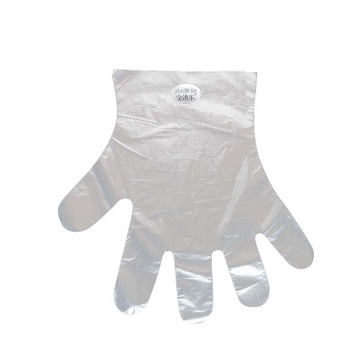 金迪乐一次性透明塑料PE手套100个YST0100G/件