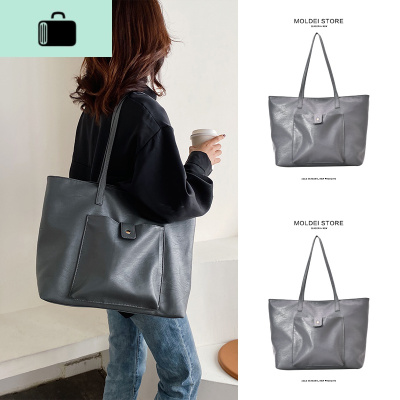 高级感洋气大容量托特包包女包2020春新款潮韩版ins时尚单肩手提NEW LAKE女士单肩包