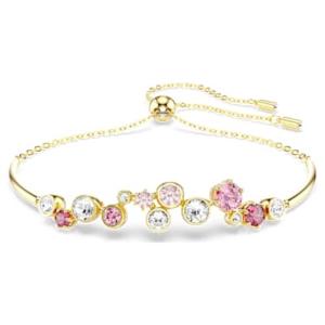 Swarovski闪耀女士手链可调节设计水晶锆石链条多彩时尚女款手链 Red