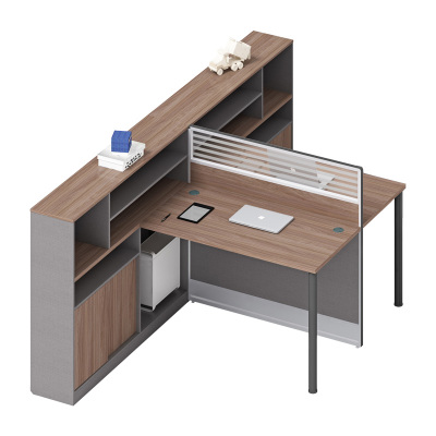 科朔 办公桌职员桌 员工桌 板式屏风桌 两人位 KS-06L3048