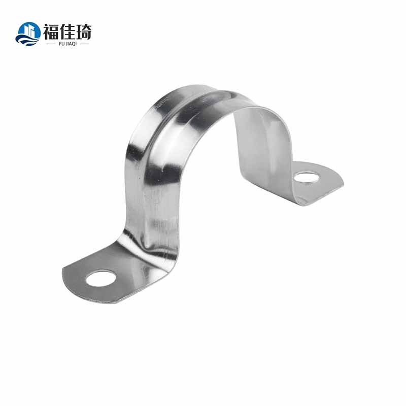 福佳琦 不锈钢骑马卡管卡 25mm 个