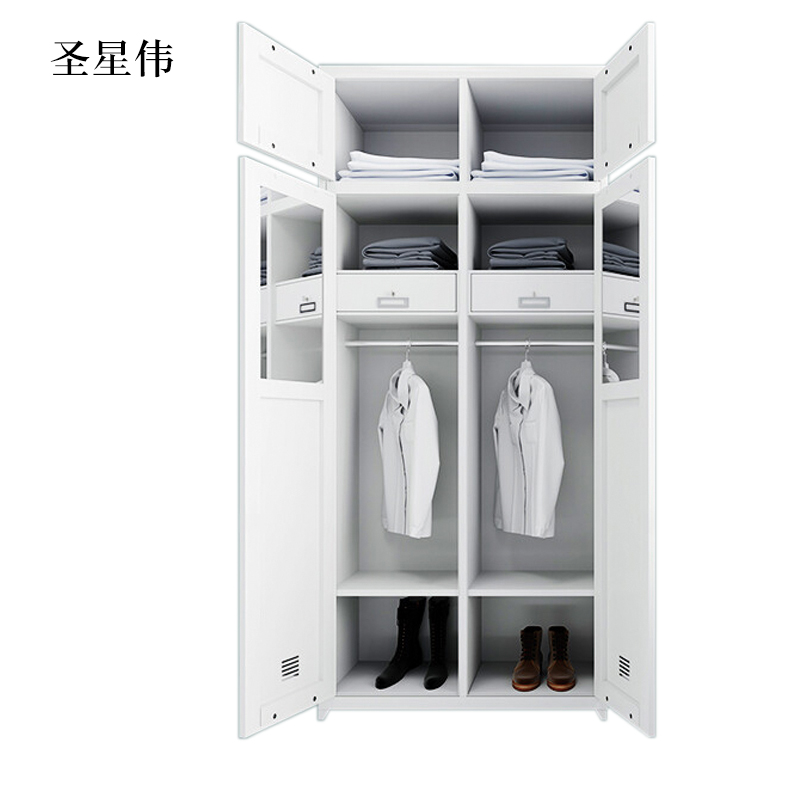 圣星伟员工储物柜文件柜存放柜子更衣柜两门内务柜