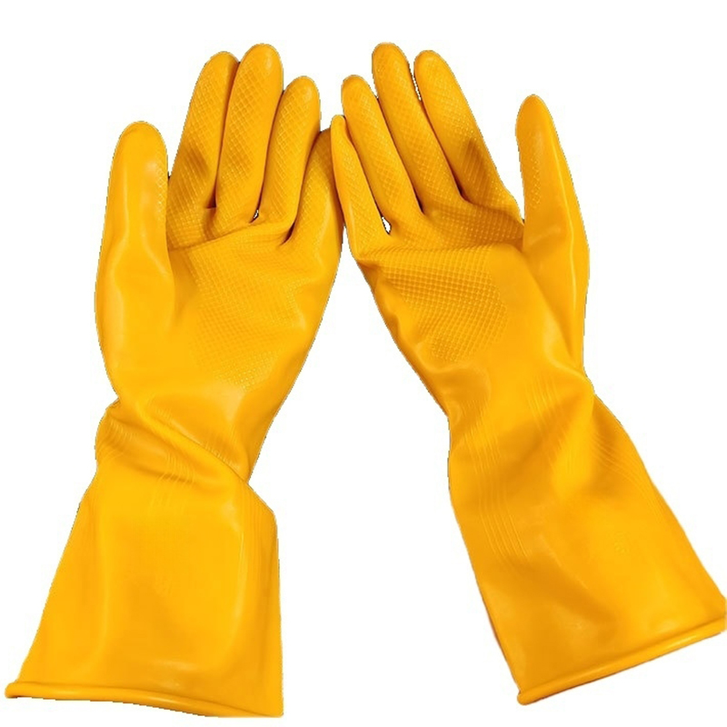 惠铁乳胶耐酸碱橡胶手套 S02 双