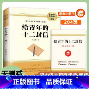 给青年的十二封信 [正版]赠考点手册 给青年的十二封信 朱光潜 八年级下册 初中学生无删减原著完整版 无障碍阅读语文